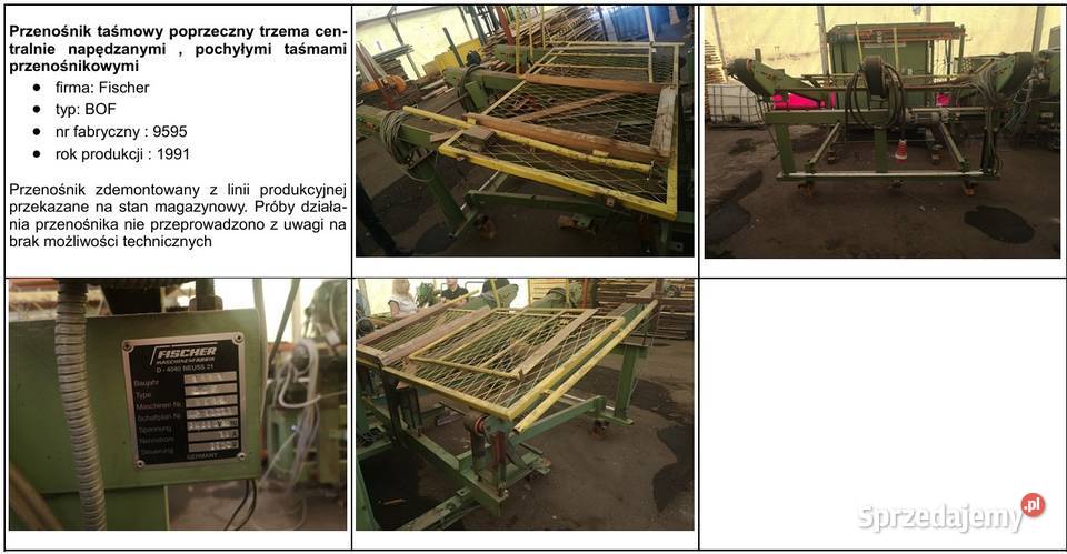 Linia do sztaplowania pakowania firmy FISCHER opolskie Rogalice