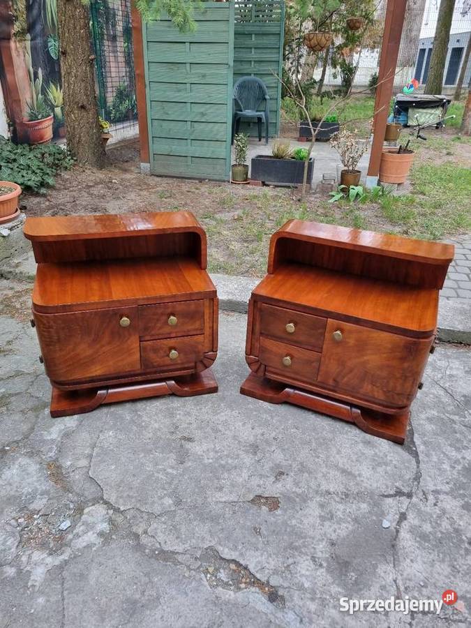Piękne szafki Art Deco antyk vintage Sękocin Nowy sprzedam