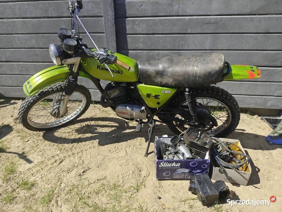 Kawasaki ke 125 wsk wfm shl zamiana Motocykle, skutery, quady Siedlec