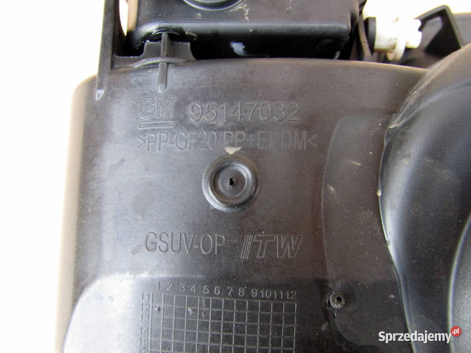 KLAPKA WLEWU PALIWA OPEL MOKKA I 95147032 Mysłaków