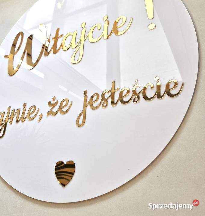 Tablica powitalna Witamy Częstochowa