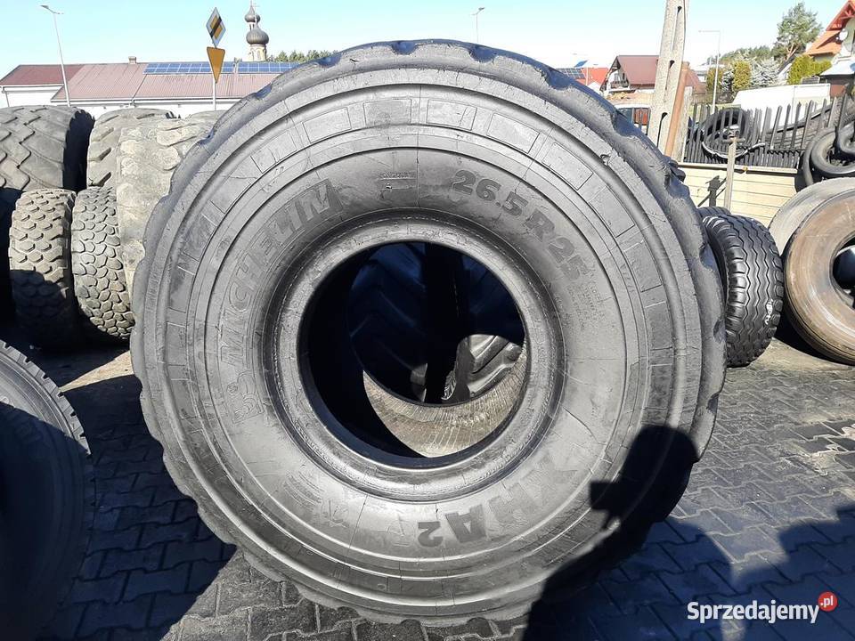 Opona używana przemysłowa 265R25 MICHELIN XHA2 Do maszyn budowlanych podlaskie Zaścianki sprzedam