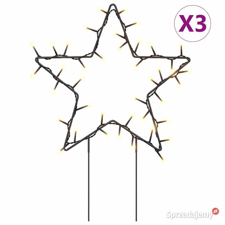 vidaXL Świąteczne gwiazdy na szpikulcach 3 50 Boże Narodzenie Warszawa