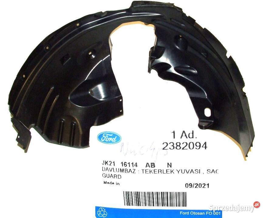 NADKOLE KOŁA PRZÓD PRAWE FORD TRANSIT CUSTOM Pozostałe dolnośląskie Głogów