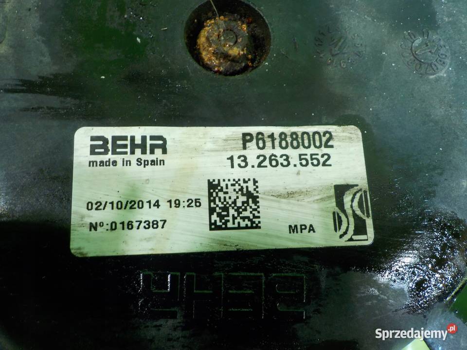 OPEL CORSA E 14 B 15r 3D wentylator chlodnicy Suków sprzedam