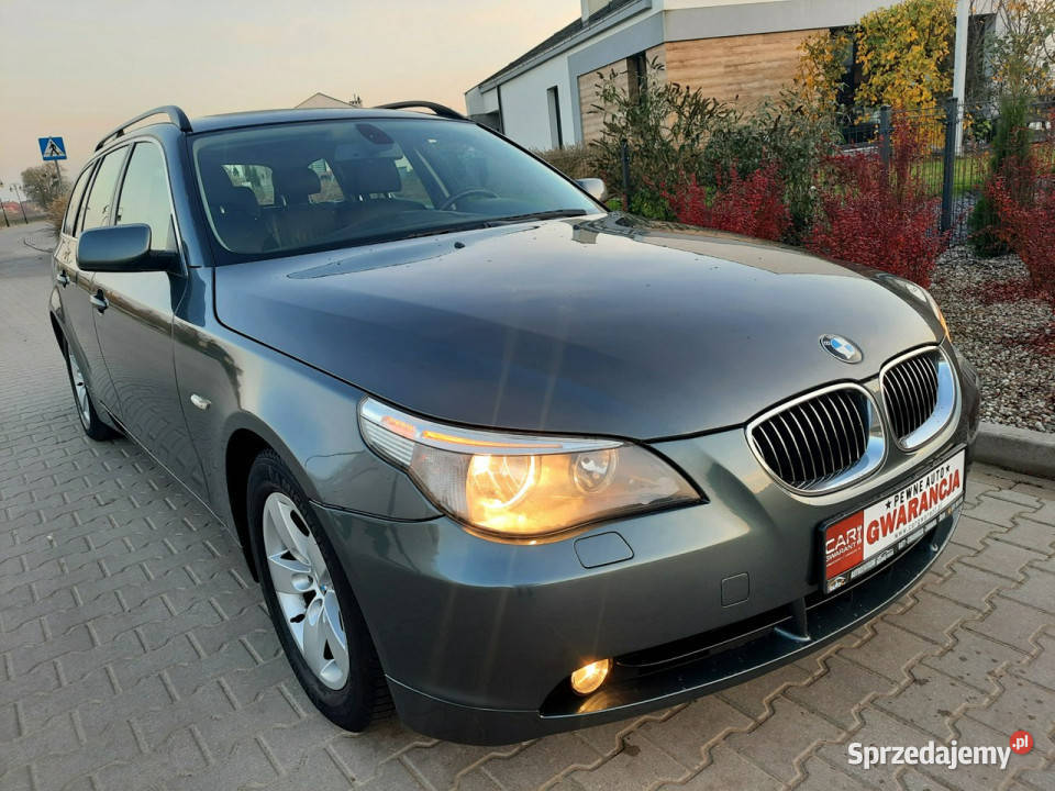 BMW 525 25i 218 NAVI SKÓRA MANUAL Rata600zl E60 Śrem sprzedam