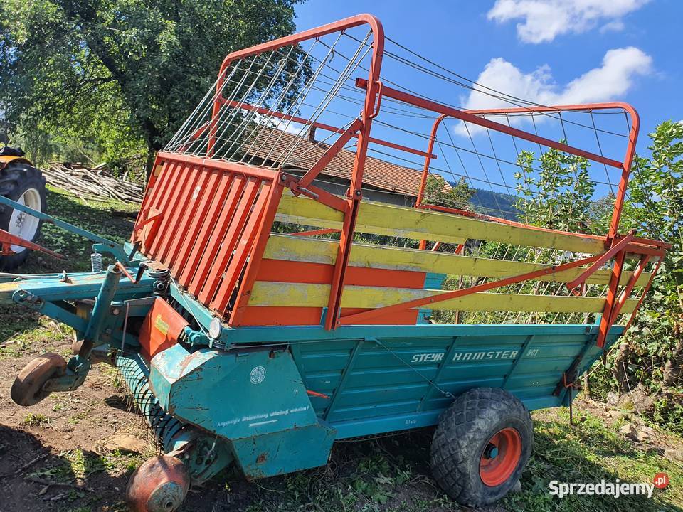 Przyczepa samozbierająca Steyr Hamster 801 Kobyłczyna sprzedam
