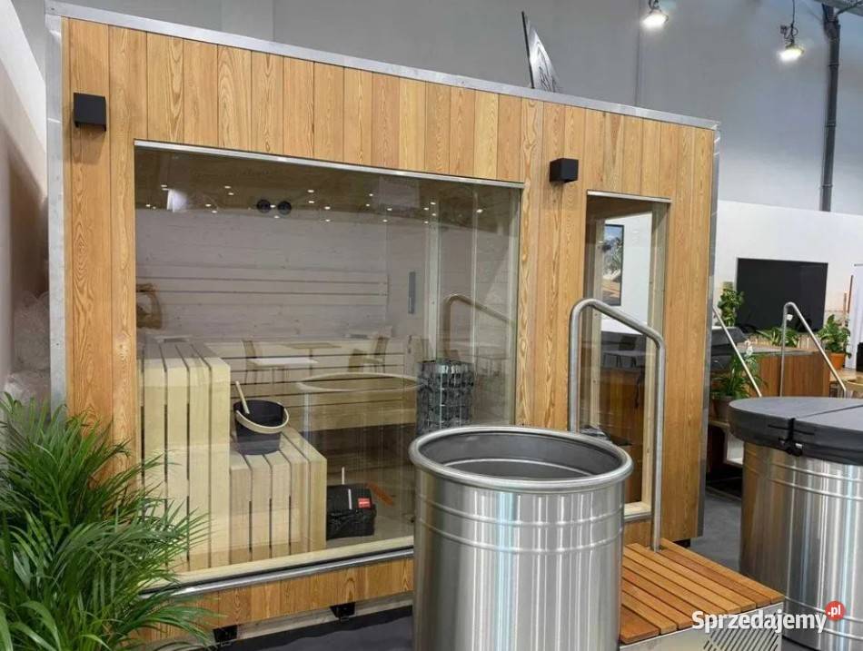 Sauna z przedsionkiem 6osobowa piec 9kW małopolskie Skawina sprzedam