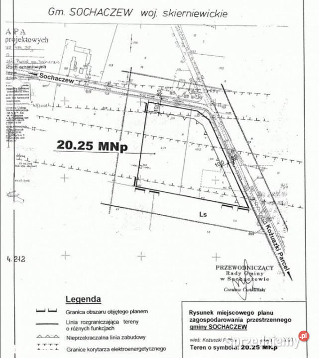 Działka budowlana Parcele Kożuszki Trojanowska