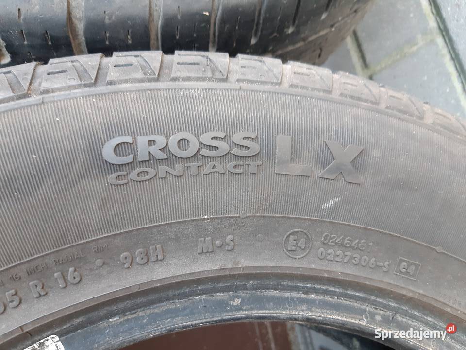 4x opony zimowe CONTINENTAL Cross Contact LX 65 Oborniki sprzedam