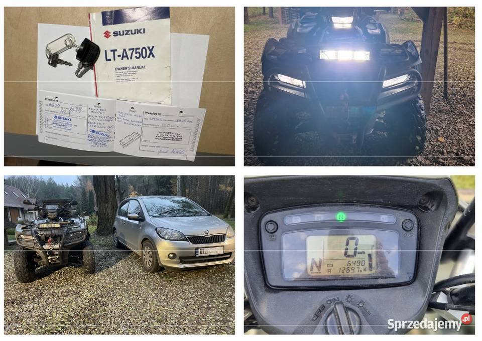 Suzuki KingQuad 750 AXi zarejestrowany łódzkie