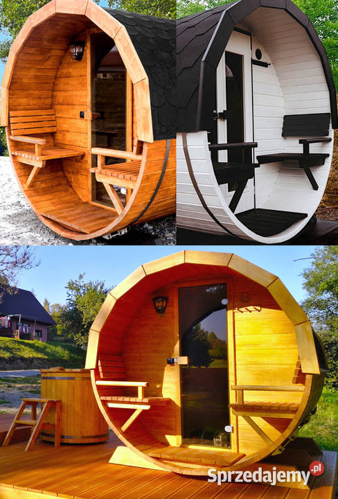 SAUNA Ogrodowa 300 OKNO 100 PRZEDSIONEK Beczka Nowy Targ