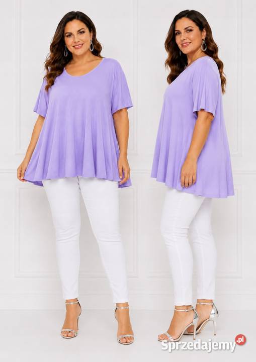 Bluzka Damska Trapezowa oversize UNI 132 biust Pątnów sprzedam