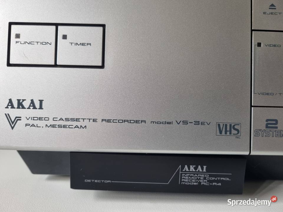 Video magnetowid VHS AKAI VS3EV 1983 pomorskie Solnica