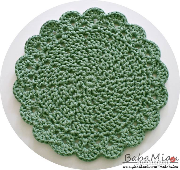 Podkładki pod talerze ażurowe handmade kolory Bydgoszcz