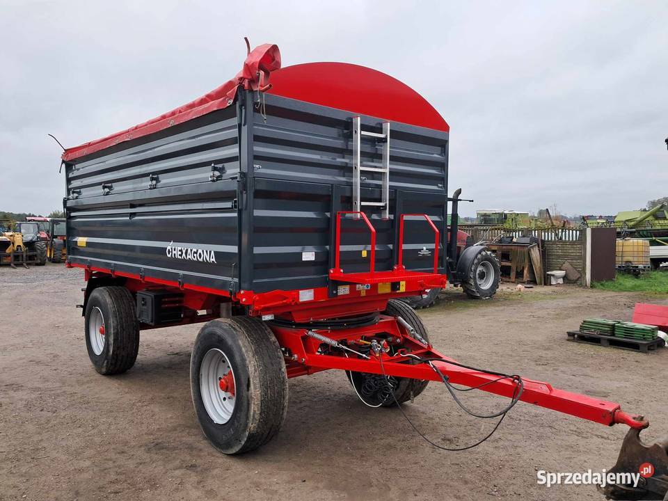 Przyczepa Chexagona 14 ton wywrotka na 3 strony nieuszkodzony Radom