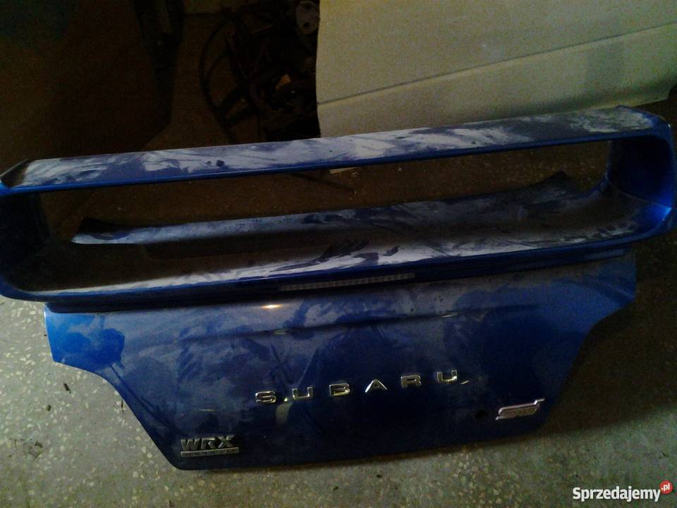 Subaru impreza STI WRX spoiler tylna klapa sedan blob howk