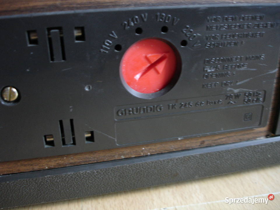 Magnetofon szpulowy GRUNDIG TK245 DE LUXE Kolekcje lubuskie