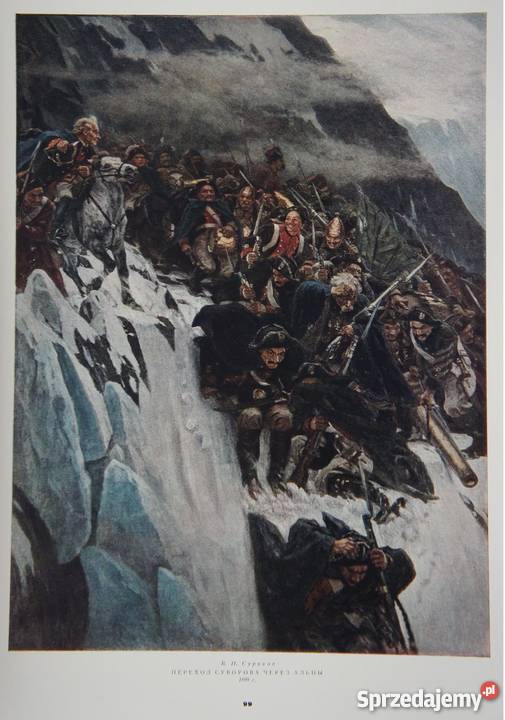 Reprodukcja Wasilij Surikow Przejście Suworowa zachodniopomorskie