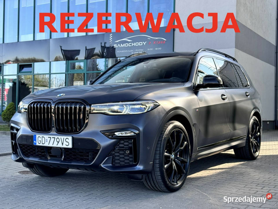 BMW X7 M50d Dark Shadow 1 właściciel Noktowizor