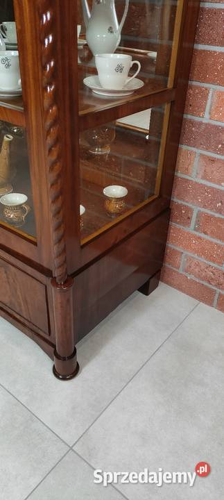 Ekskluzywna serwantka biedermeier antyk Łagów