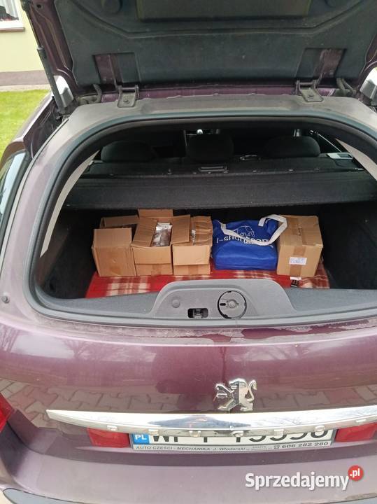Peugeot 407 SW bordowy 407 Pruszków