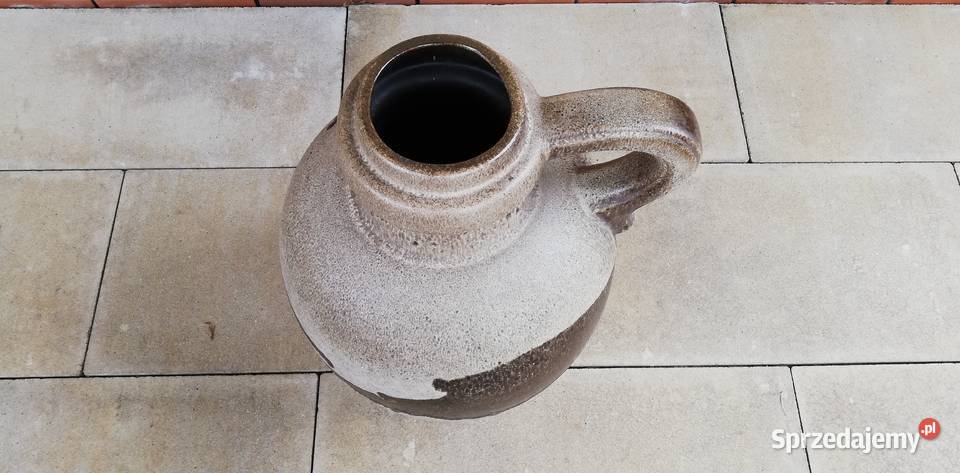 Dzban z uchem duży wazon ceramiczny dzbanek Garwolin