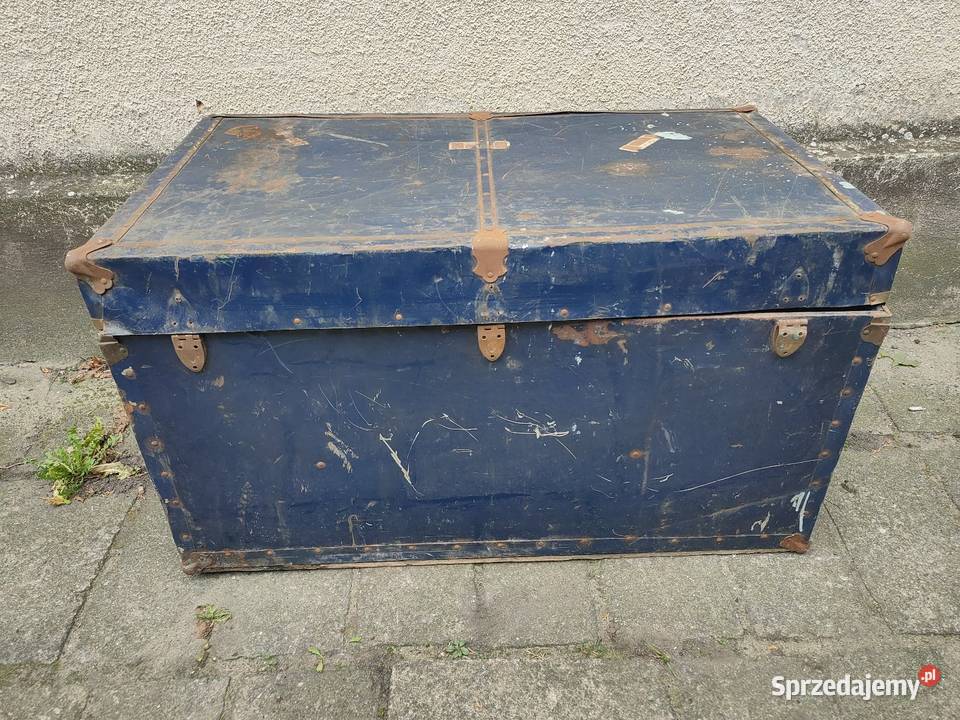 Stary kufer podróżny Union z ok 1920 roku Made Kościan sprzedam