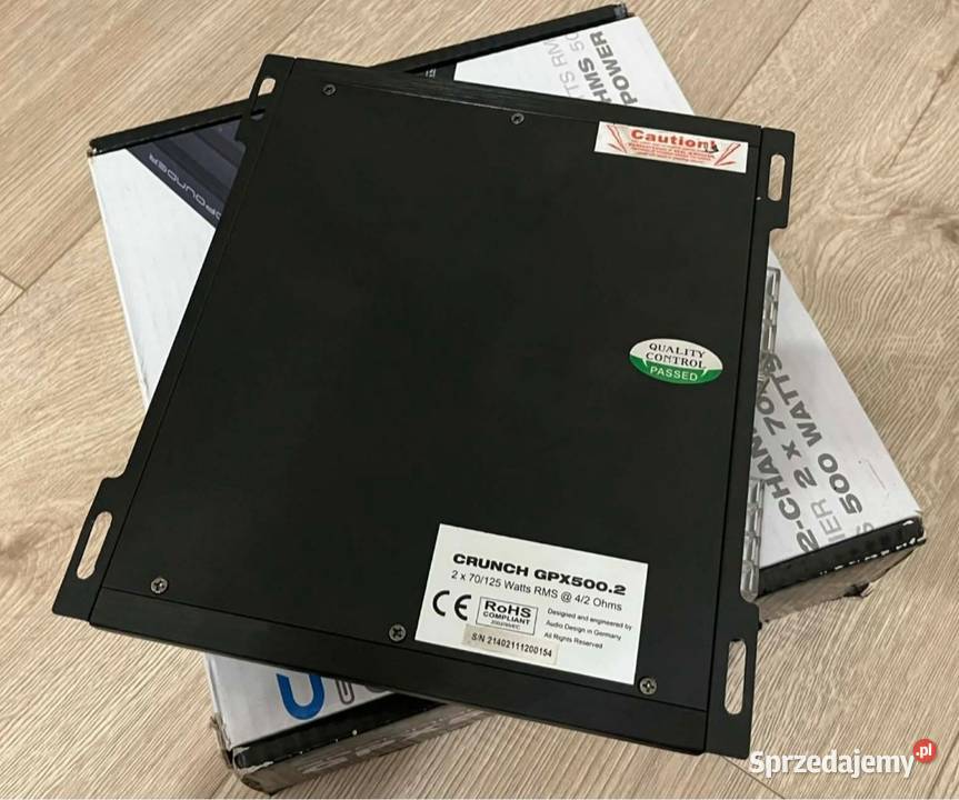 Sprzedam wzmacniacz samochodowy Crunch Wzmacniacze Warszawa