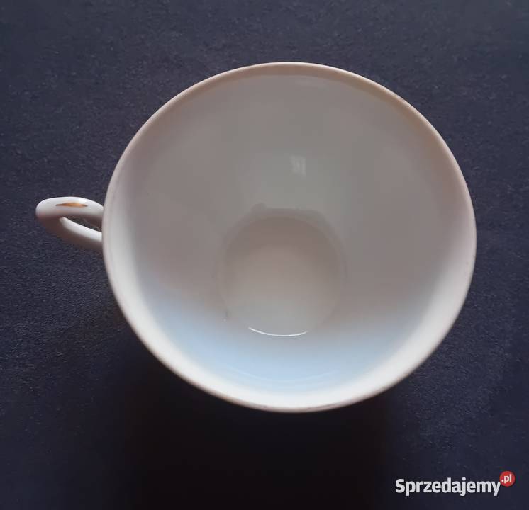 Filiżanka Ćmielów fason 520 Sygnatura z okresu Koźminek