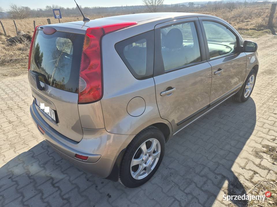 Nissan Note Model 2008 1301 WłaścicielSalon manualna Legnica