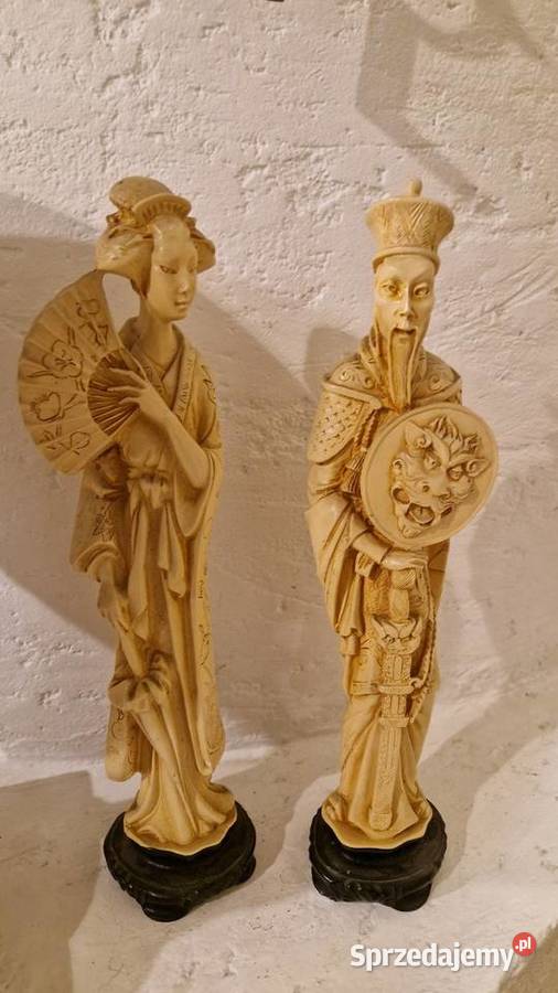 Starakolekcjonerska FIGURA Mandaryna azjatycka Antyki, Sztuka, Kolekcje