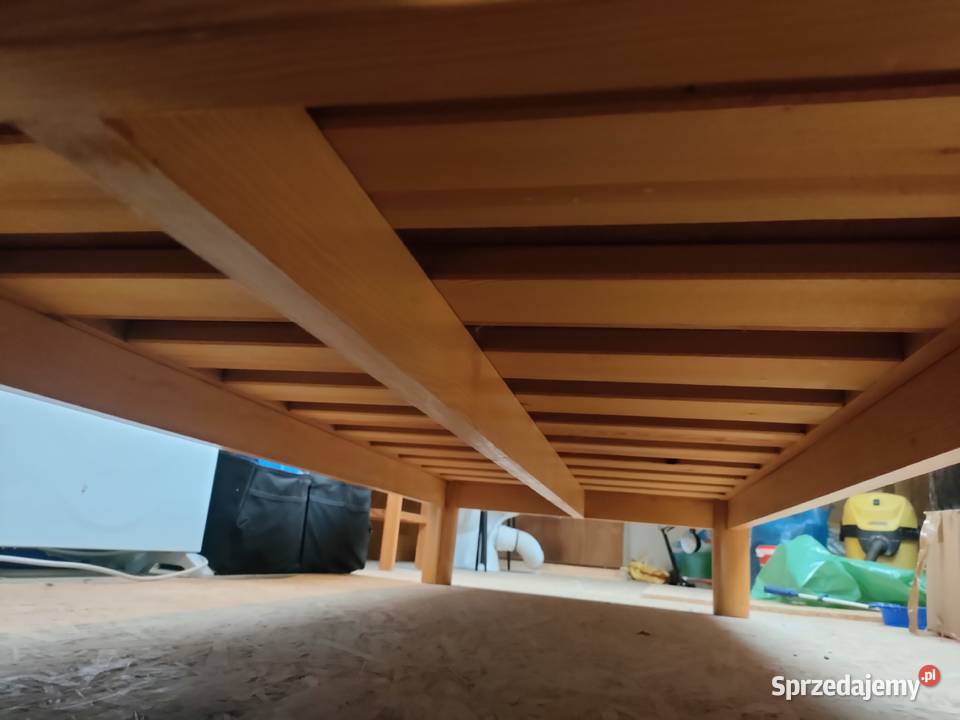 Łóżko z litego drewna sonowego Wieliczka sprzedam