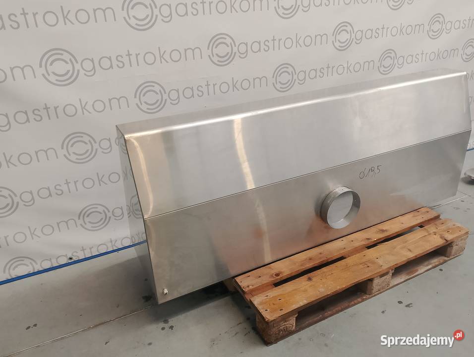 Okap przyścienny z oświetleniem 180x70x50 bez