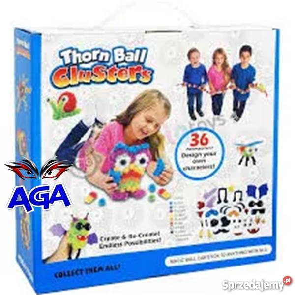 Thorn Ball Clusters 400 Elementów Kolorowe Rzepy