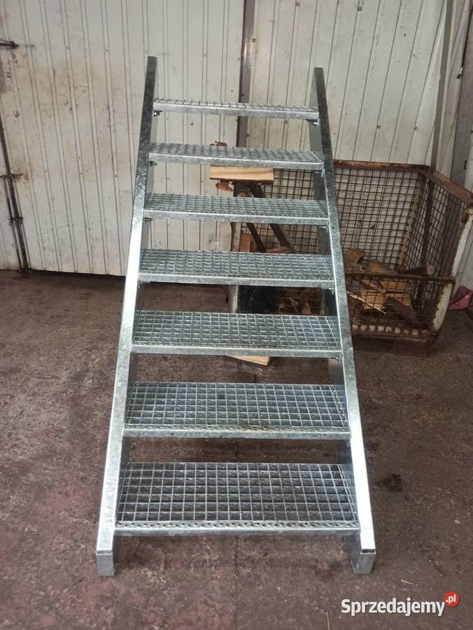 Schody metalowe stopnie wema wejście na wysokość sprzedam
