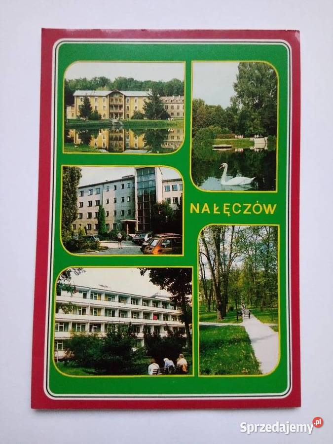 Pocztówka z Nałęczowa z 1995r Dąbrowa Górnicza