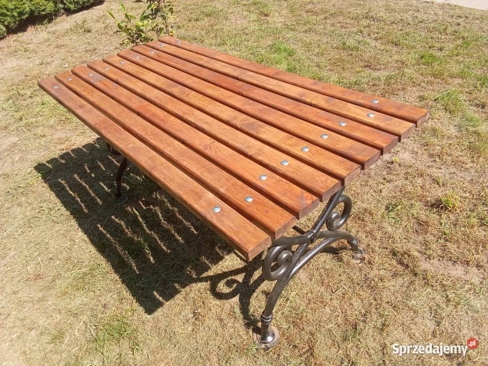 Stół ogrodowy drewniany Świdwin sprzedam