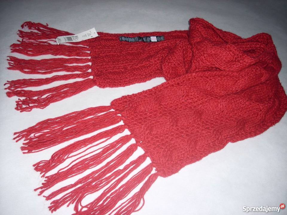 FF ciepły NOWY szal gruby warkocze Dodatki małopolskie Nowy Sącz
