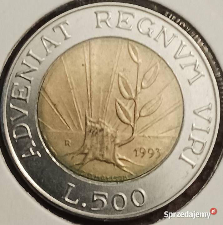500 Lirów San Marino 1993 r Konin