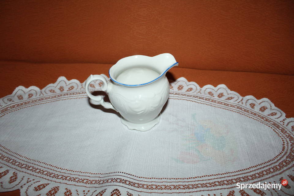 Stary mlecznik Porcelana Wałbrzych Niebieski