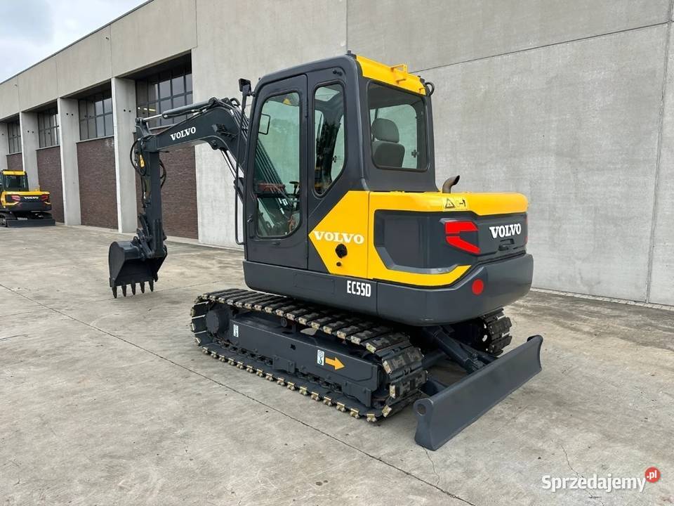 Koparka gąsienicowa Volvo EC55D 2017r lubelskie Lublin sprzedam