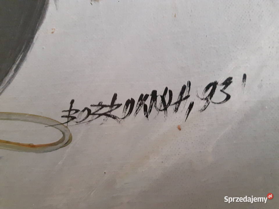 Kwiaty obraz olejny MBobrowska Warszawa