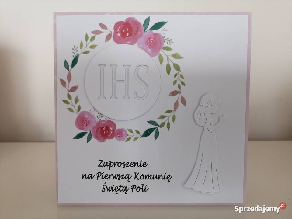 zaproszenia na komunię pierwsza komunia Święta Jarocin