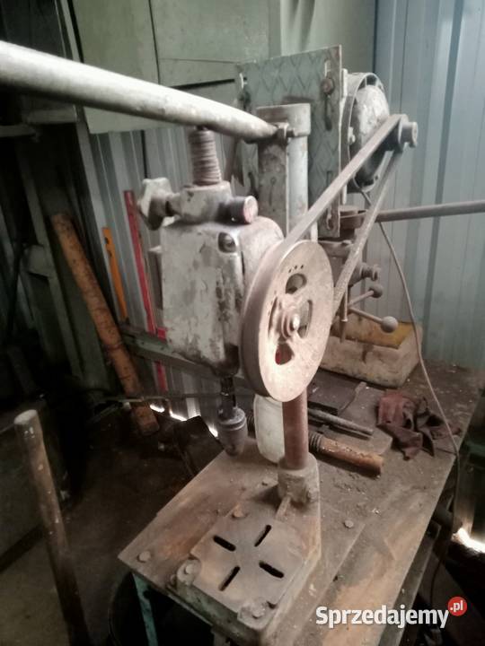 Wiertarka stołowa 230v stara produkcja kujawsko-pomorskie Probostwo Górne