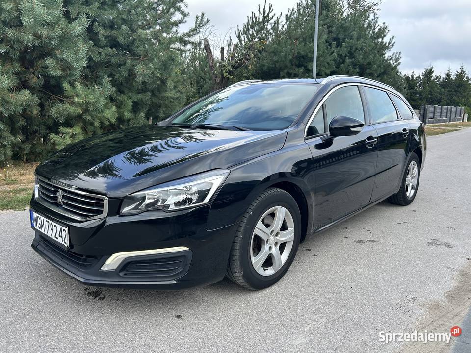 Peugeot 508 20HDI 163 konie 2015r 261 przebiegu nieuszkodzony mazowieckie Żyrardów