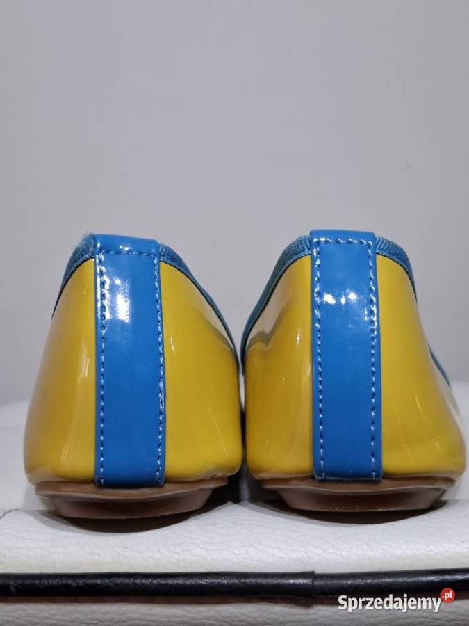 Baleriny 39 Metalika baletki buty damskie