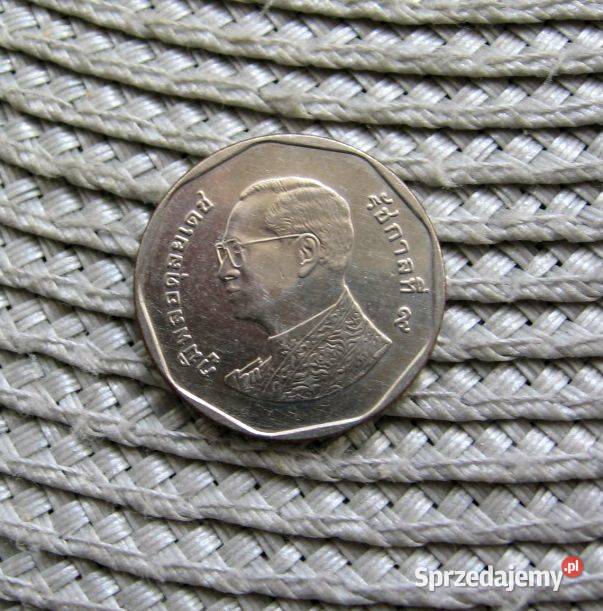 Tajlandia 5 Baht 2008r Stary i Nowy Awers wielkopolskie Kalisz
