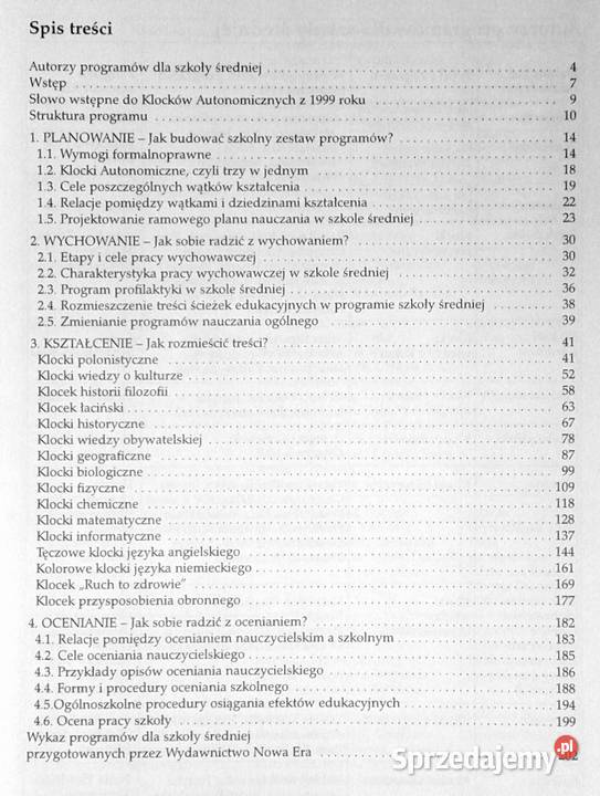 Program szkolny Klocki autonomiczne Katarzyna miękka Chełm