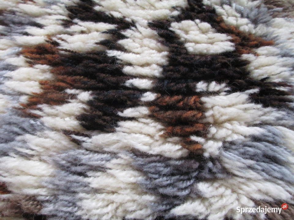 Kilim Rya Rug 120 X 40 lata 70 Lublin